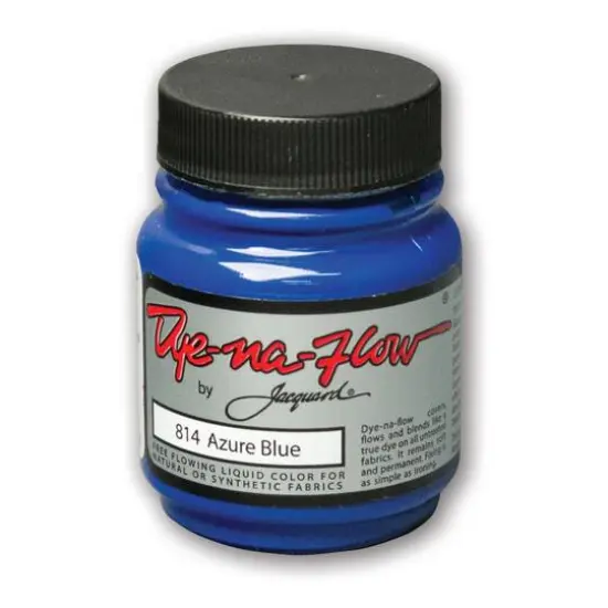 Jacquard Dye-Na-Flow Fabric Color, 2.25oz. Azure Blue {1}