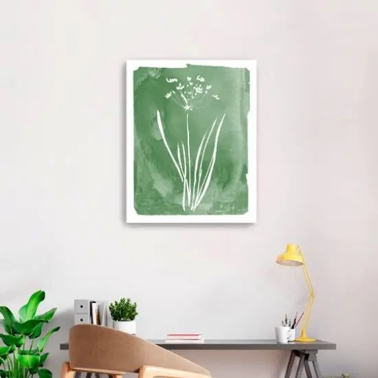 Green Botanical II Canvas Giclee {3}