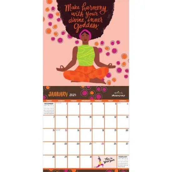 TF Publishing 2024 Mahogany: Uplifted + Empowered Wall Calendar {4}
