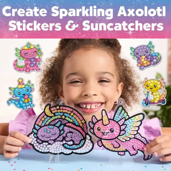 Creativity for Kids&reg; Big Gem Diamond Painting Axolotl {4}