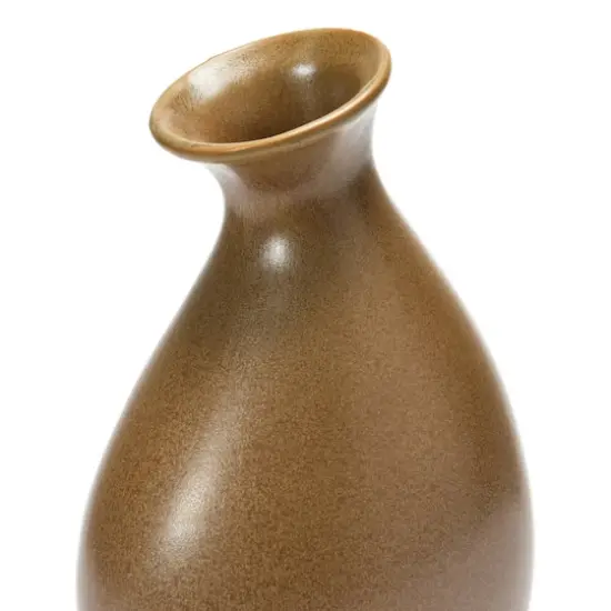 Hello Honey&reg; 10" Speckled Reactive Glaze Organic Shaped Stoneware Vase {3}