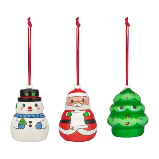 Mr. Christmas 3" Musical Marshmelodies Ornaments Set {1}