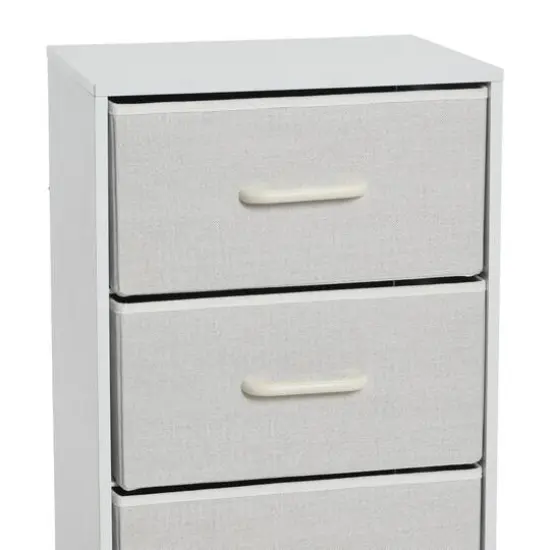Household Essentials 33" 4-Drawer Dresser White {7}
