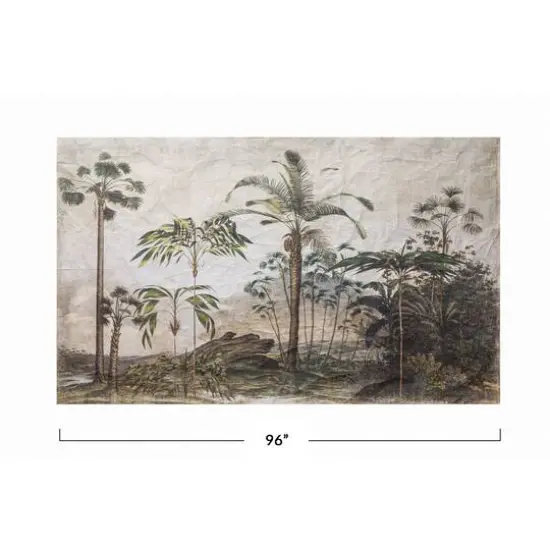 Hello Honey&reg; 8ft. Paper Vintage Reproduction Wall Mural with Palm Trees {8}