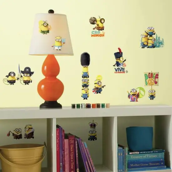 RoomMates Minions The Movie Peel & Stick Wall Decals {3}