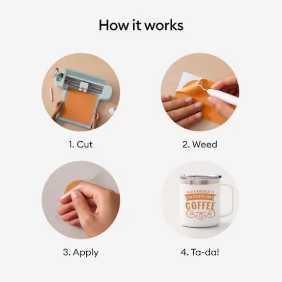 Cricut&reg; 12" x 48" Permanent Vinyl Orange {8}