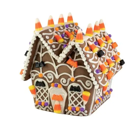 Cookies United Halloween Candy Corn Chocolate Cookie House Kit {1}