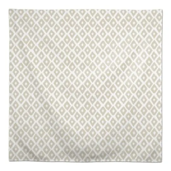 Gray Brush Diamond Tablecloth {1}