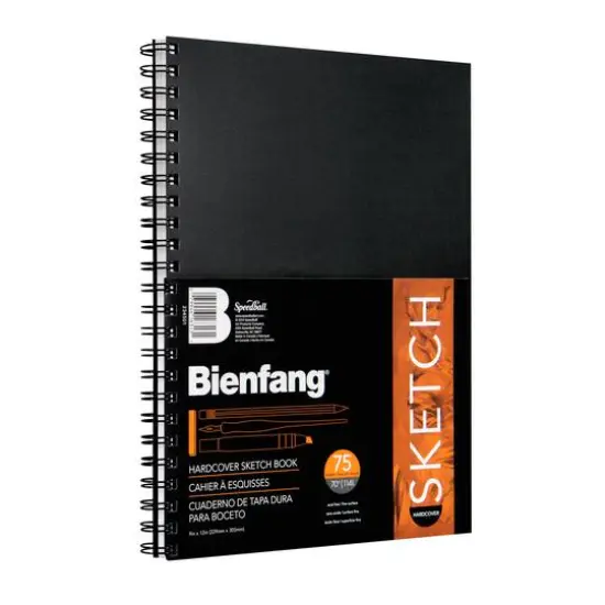 Bienfang&reg; Hardcover Sketch Book, 9" x 12" {3}