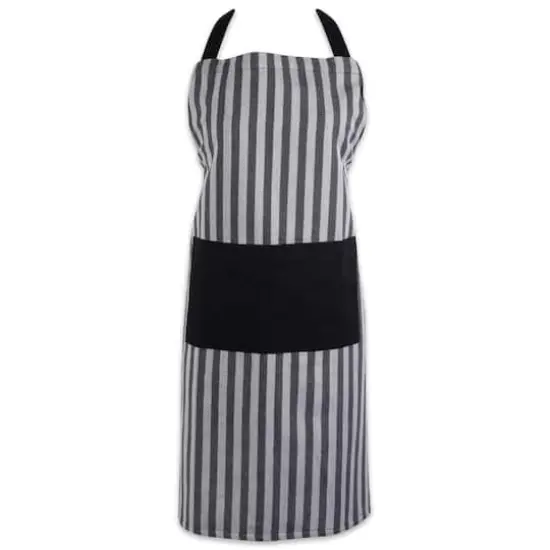 Black & White Stripe Chef Apron {1}