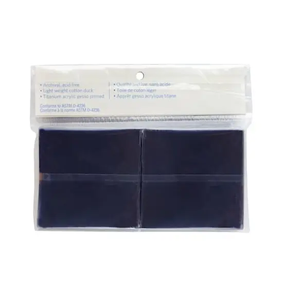 6 Pack 3" x 3"&nbsp;Mini Canvas Panels by Artist's Loft&trade; Necessities&trade; Black {7}