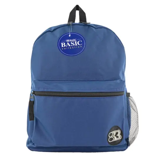 BAZIC&reg; 16" Basic Collection Backpack Blue {1}