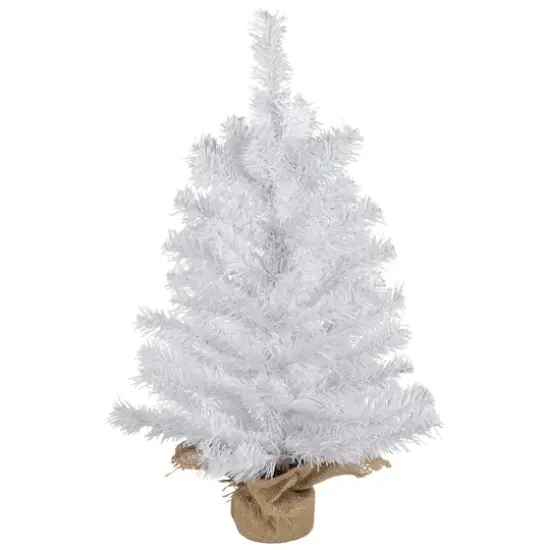 2ft. Unlit Balsam Pine Burlap Base Artificial Christmas Tree {1}