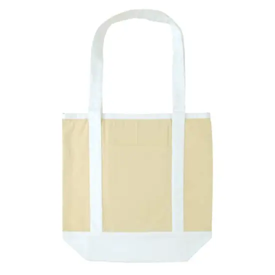 Large Cotton Canvas Tote by Make Market&reg; White/Natural {1}