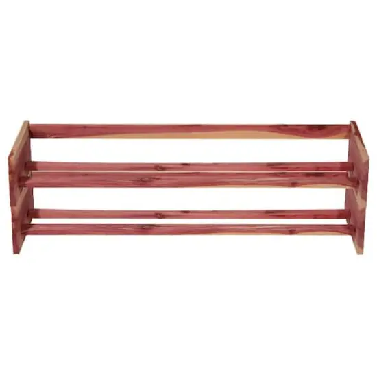 Household Essentials CedarFresh Stackable Cedar Shoe Rack {6}
