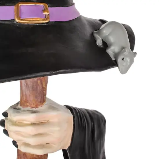 4ft. Broom with Arms & Witch Hat D&eacute;cor {4}