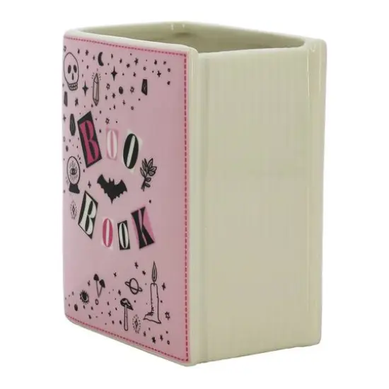 6" Pink Boo Book Decorative Ceramic Container by Ashland&reg; {3}