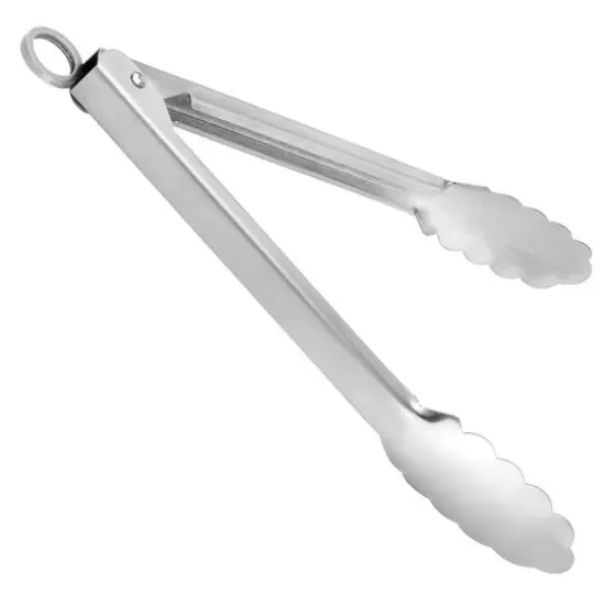 Martha Stewart Everyday Stainless Steel Easy-Lock Tongs {4}