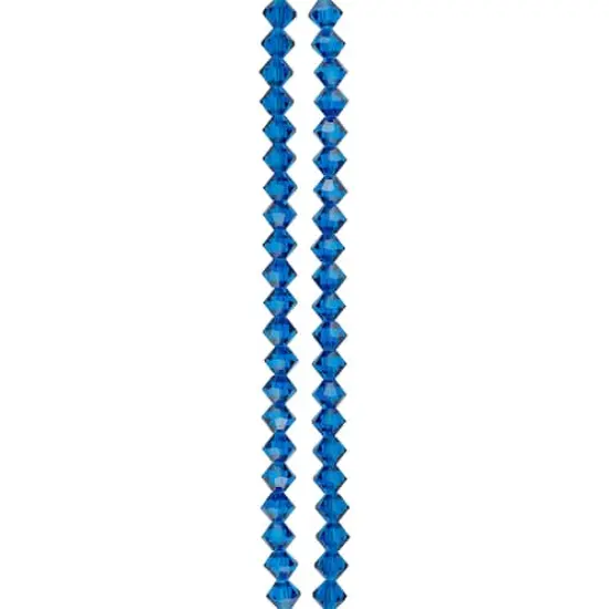 Preciosa Glass Crystal Bicone Beads, 6mm by Bead Landing&trade; Aqua Bohemica AB {4}
