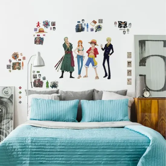 RoomMates One Piece Straw Hat Crew Peel & Stick Wall Decals {3}