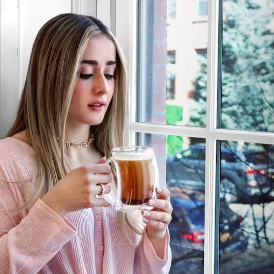 JoyJolt&reg; Caleo Double Wall Coffee & Tea Glasses, 4ct. {5}