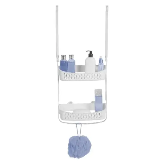 Bath Bliss 2 Way Convertible Shower Caddy White {5}