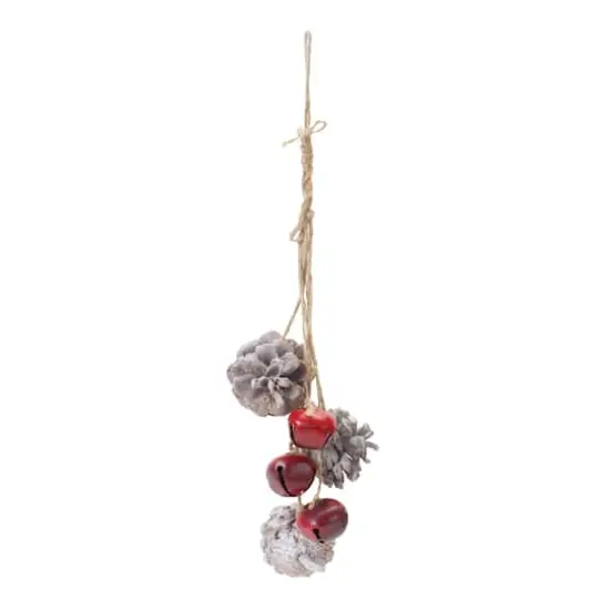 6ct. Bell & Pinecone Drop Ornaments {4}