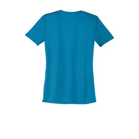 Port & Company&reg; Ladies Performance T-Shirt Neon Blue {4}