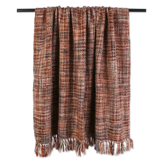 DII&reg; Bronze Variegated Acrylic Woven Throw {5}