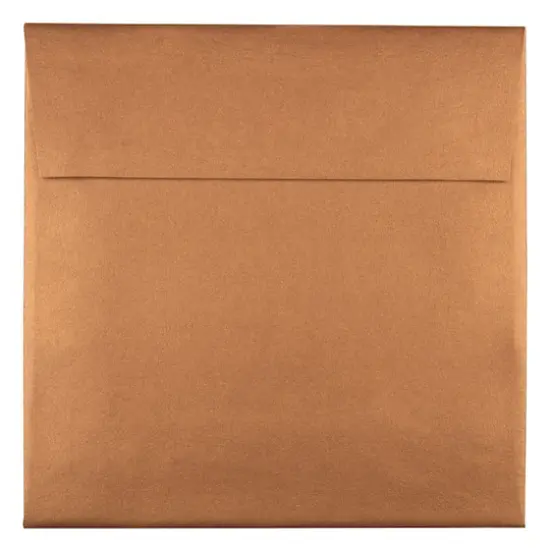 JAM Paper 6.5" x 6.5" Copper Stardream Metallic Invitation Envelopes, 25ct. {1}