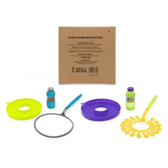 Gazillion Bubbles Incredibubble Wand Toy 2-Pack {5}