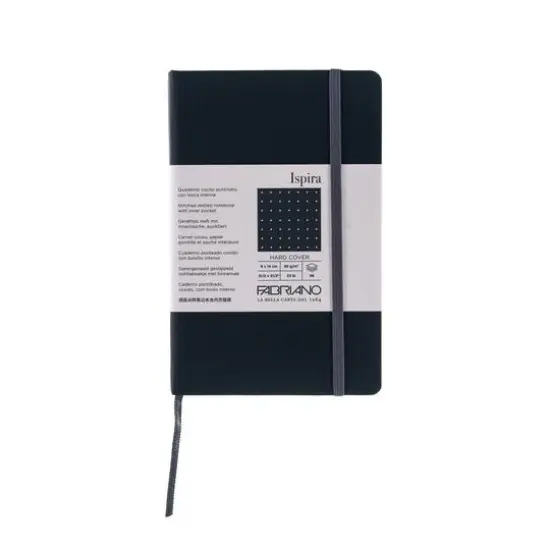 Fabriano&reg; Ispira Black Hard-Cover Dotted Notebook {3}