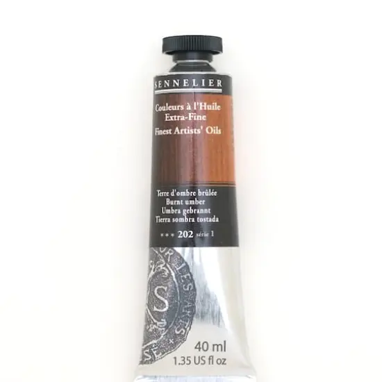 Sennelier Artists' Oil Color, 40mL 202 Burnt Umber S1 {1}