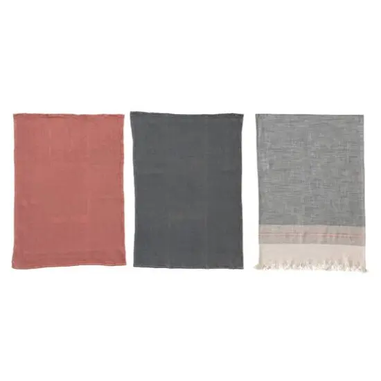 Hello Honey&reg; Solid Cotton Tea Towels Set, 3ct. {6}