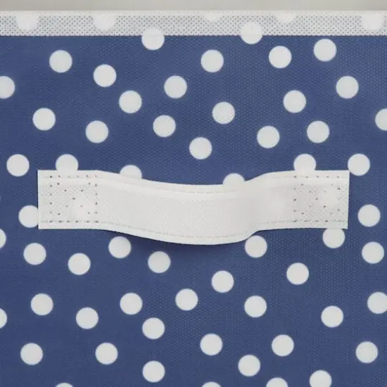 DII&reg; 13" French Blue & White Dots Storage Cube, 2ct. {2}