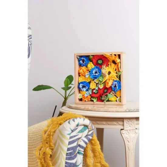 OKTO DIY Wood & Craft Freedom Flowers Clay Kit {12}