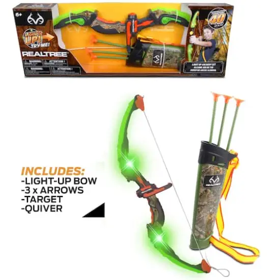 NKOK RealTree&reg; Green Light Up Archery Set {6}