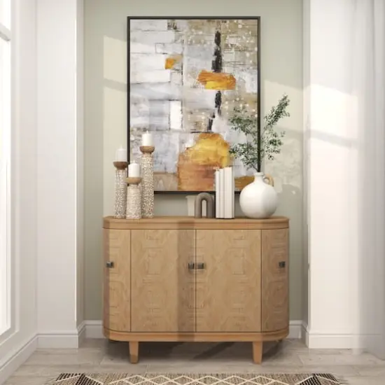 11" White Ceramic Jug Inspired Vase with Rattan Wrapped Handle {13}