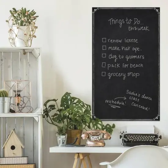 RoomMates Chalkboard Peel & Stick Wallpaper {6}