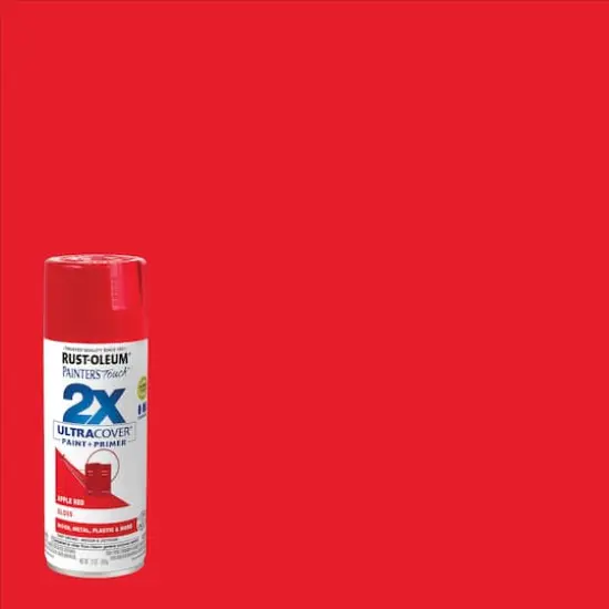 Rust-Oleum&reg; Painter's Touch&reg; 2X Ultra Cover&reg; Gloss Spray Paint Apple Red {4}