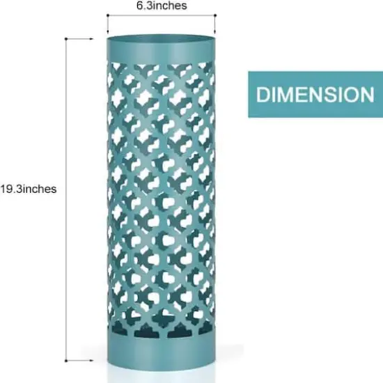 NEX&trade; Metal Umbrella Stand Rack Blue {4}