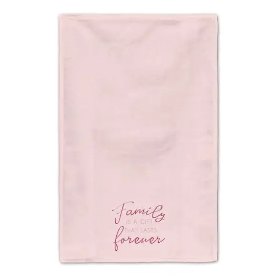 Family is a Gift Tea Towel Set Pink {5}