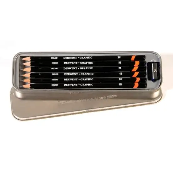 Derwent&reg; Graphic 6 Pencil Tin Set {5}