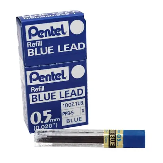 Pentel&reg; Blue Refill Fine Lead, 12 Packs of 12 {1}