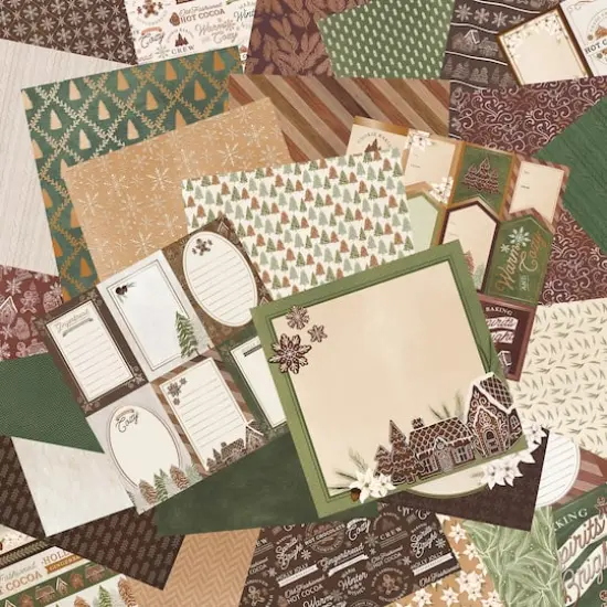 12" x 12" Gingerbread Forest Paper Pad by Recollections™ {4}
