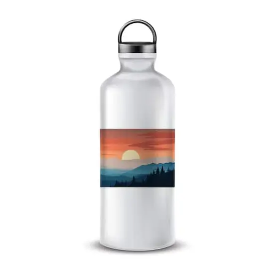 Panoramic Forest Mountain Die Cut Stickers by Recollections&trade; {3}