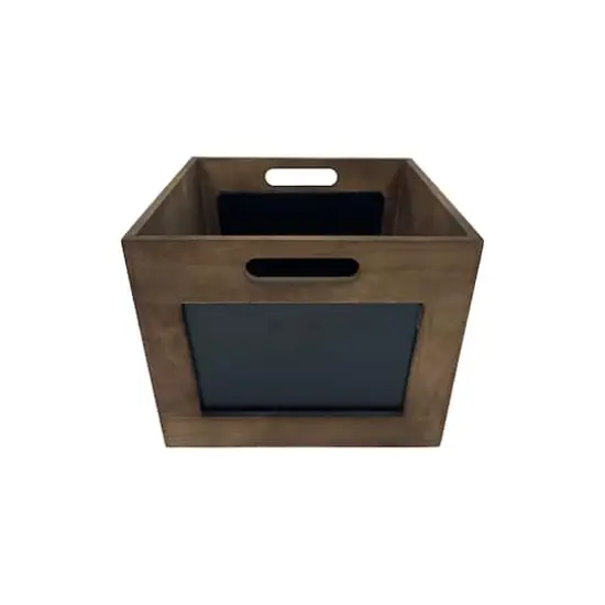 Medium Espresso Crate with Chalkboard by Ashland&reg; {1}