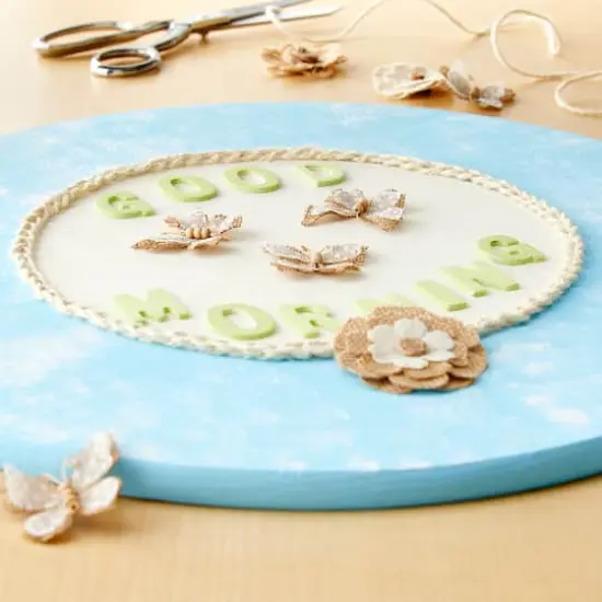 18" Unfinished Wooden Circle Plaque by Make Market&reg; {3}