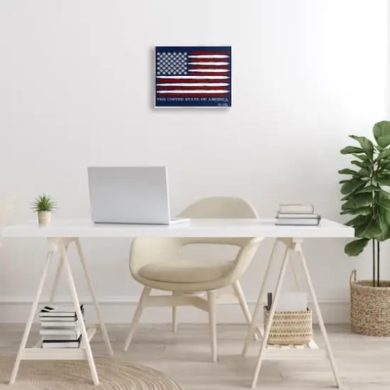 Stupell Industries Herb America Flag Wall Plaque Art {3}