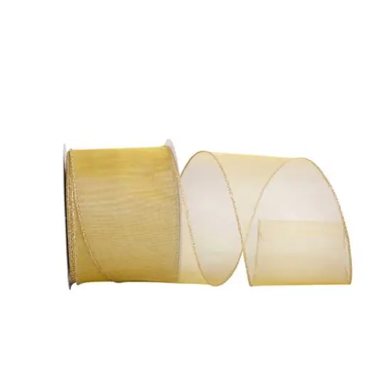 JAM Paper 4" x 30yd. Mesh Wired Glittered Net Ribbon {1}